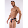 Mr B - Mister B Jockstrap en néoprène Mister B Noir-Rouge
